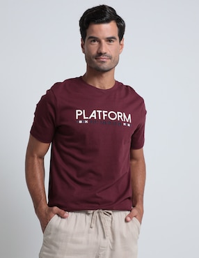 Playera Weekend Cuello Redondo Para Hombre