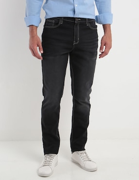 Jeans Slim Weekend Lavado Whisker Para Hombre