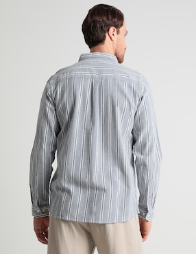 Camisa casual Weekend de algodón manga larga para hombre