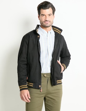 Chamarra Bomber Weekend Con Bolsillos Para Hombre