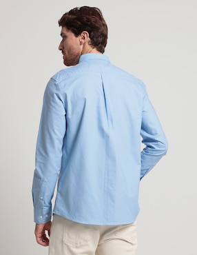 Camisa casual Weekend de algodón manga larga para hombre