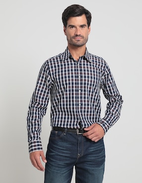 Camisa Casual Weekend De Algodón Manga Larga Para Hombre