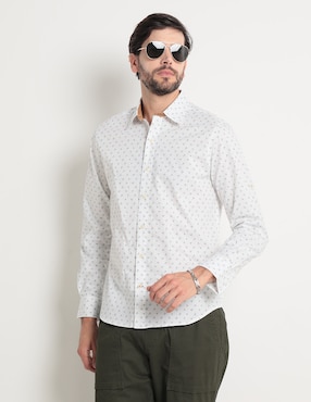 Camisa Casual Weekend Premium De Algodón Manga Larga Para Hombre