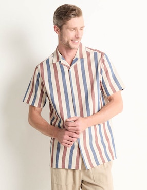 Camisa casual Weekend de algodón manga corta para hombre