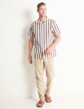 Camisa casual Weekend de algodón manga corta para hombre