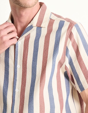 Camisa casual Weekend de algodón manga corta para hombre