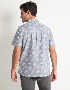 Camisa casual Weekend de algodón manga corta para hombre