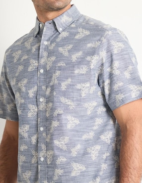 Camisa casual Weekend de algodón manga corta para hombre
