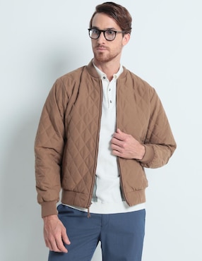 Chamarra Bomber Weekend Capitonada Para Hombre