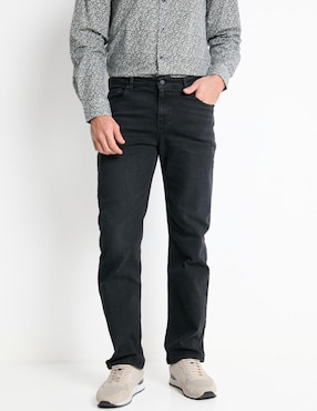 Jeans Slim Weekend Lavado Obscuro Para Hombre