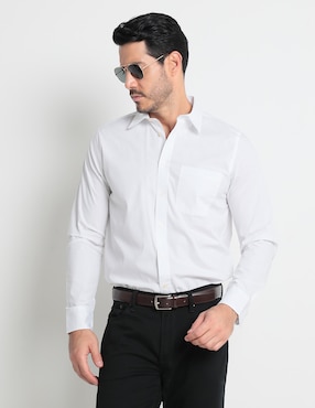 Camisa de vestir Weekend manga larga para hombre