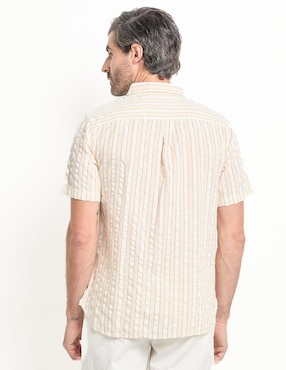 Camisa casual Weekend de algodón manga corta para hombre