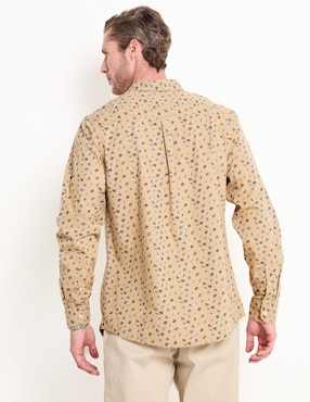 Camisa casual Weekend de algodón manga larga para hombre