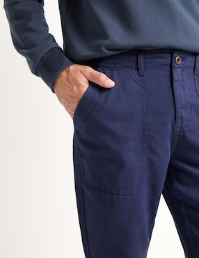 Pantalón recto Weekend de algodón para hombre