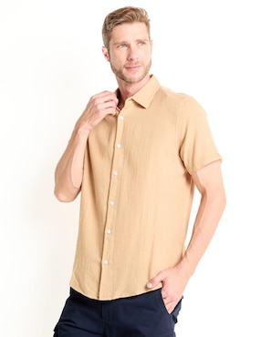 Camisa casual Weekend manga corta para hombre