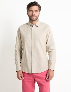 Camisa casual Weekend manga larga para hombre