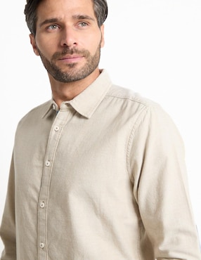 Camisa casual Weekend manga larga para hombre