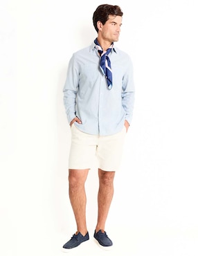 Camisa casual Weekend de algodón manga larga para hombre