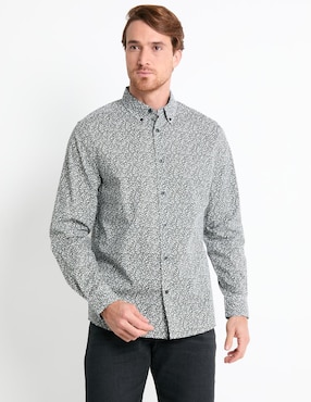 Casual Friday CFANTON - Camisa - Burnt Olive/verde Abeto