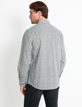 Camisa casual Weekend de algodón manga larga para hombre