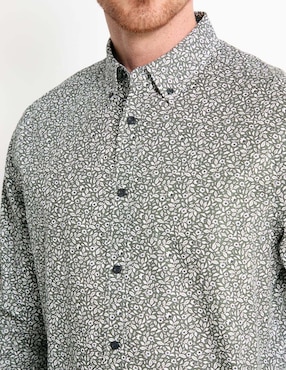 Camisa casual Weekend de algodón manga larga para hombre