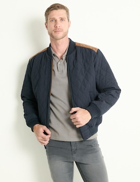 Chamarra Casual Weekend Con Bolsillos Para Hombre