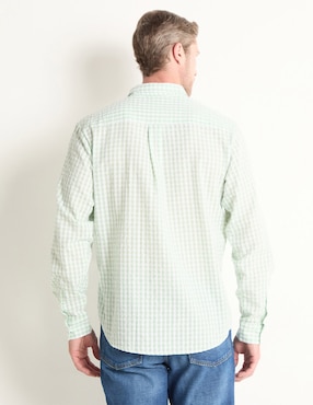 Camisa casual Weekend de algodón manga larga para hombre