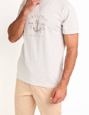Playera Weekend cuello redondo para hombre