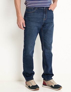 Jeans Straight Weekend Para Hombre