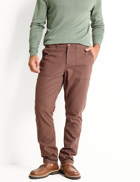 Pantalón recto Weekend de algodón para hombre