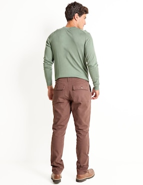 Pantalón recto Weekend de algodón para hombre