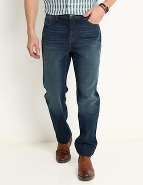 Jeans straight Weekend deslavado para hombre
