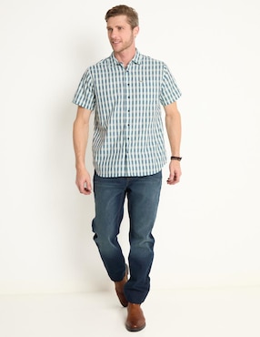 Jeans straight Weekend deslavado para hombre