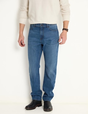 Jeans straight Weekend lavado medio para hombre