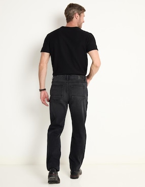 Jeans straight Weekend lavado obscuro para hombre