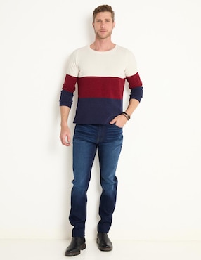 Jeans slim Weekend lavado obscuro para hombre