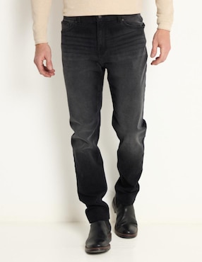 Jeans straight Weekend lavado obscuro para hombre