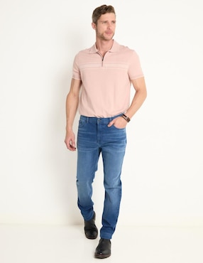 Jeans straight Weekend lavado medio para hombre