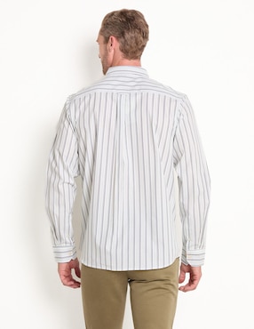 Camisa casual Weekend de algodón manga larga para hombre