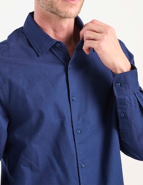 Camisa Weekend manga larga para hombre
