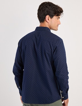 Camisa casual Weekend de algodón manga larga para hombre