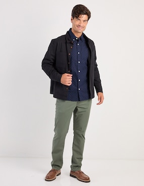 Camisa casual Weekend de algodón manga larga para hombre