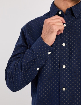 Camisa casual Weekend de algodón manga larga para hombre