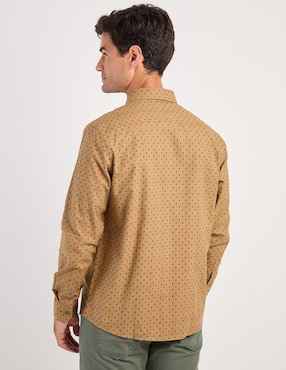 Camisa casual Weekend de algodón manga larga para hombre