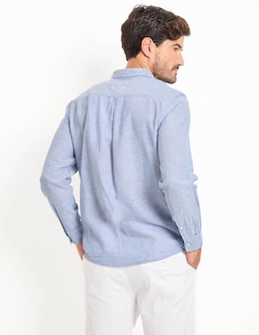 Camisa casual Weekend de algodón manga larga para hombre