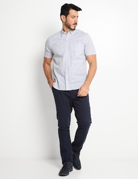 Camisa casual Weekend de algodón manga corta para hombre