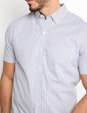 Camisa casual Weekend de algodón manga corta para hombre
