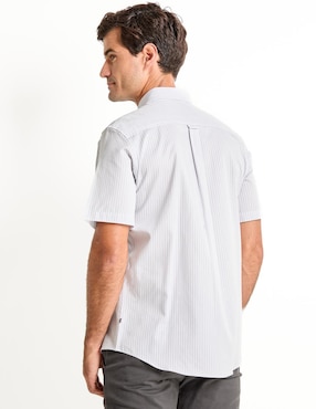 Camisa casual Weekend de algodón manga corta para hombre