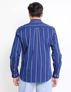 Camisa casual Weekend de algodón manga larga para hombre