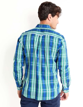 Camisa casual Weekend de algodón manga larga para hombre